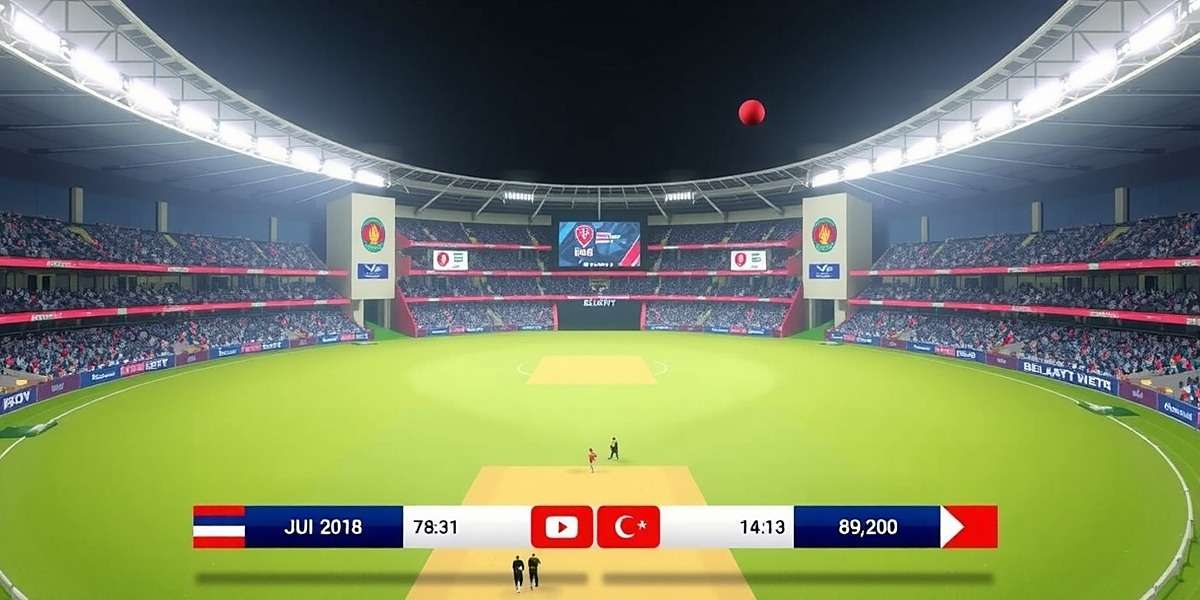 Bengaluru United Cricket Match Bengaluru United sports gameplay showing cricket match in progress at virtual Chinnaswamy Stadium