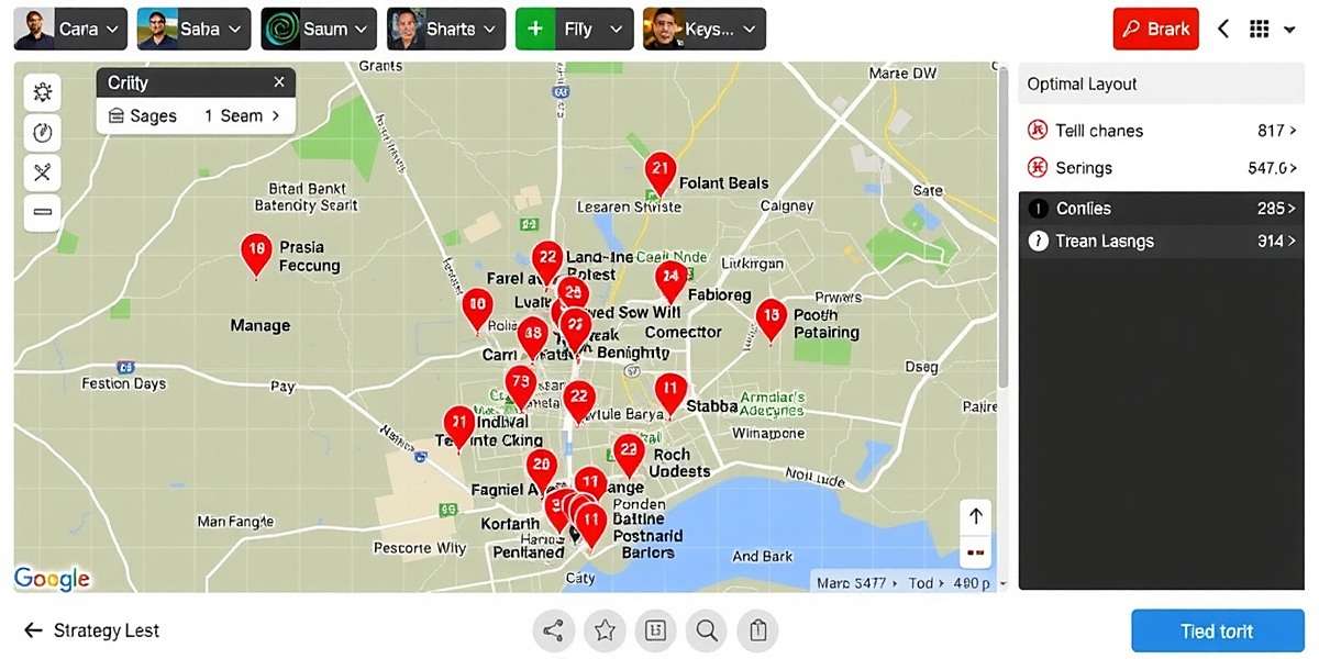 Bengaluru United City Planning Bengaluru United strategy guide screenshot showing city planning interface with optimal layout