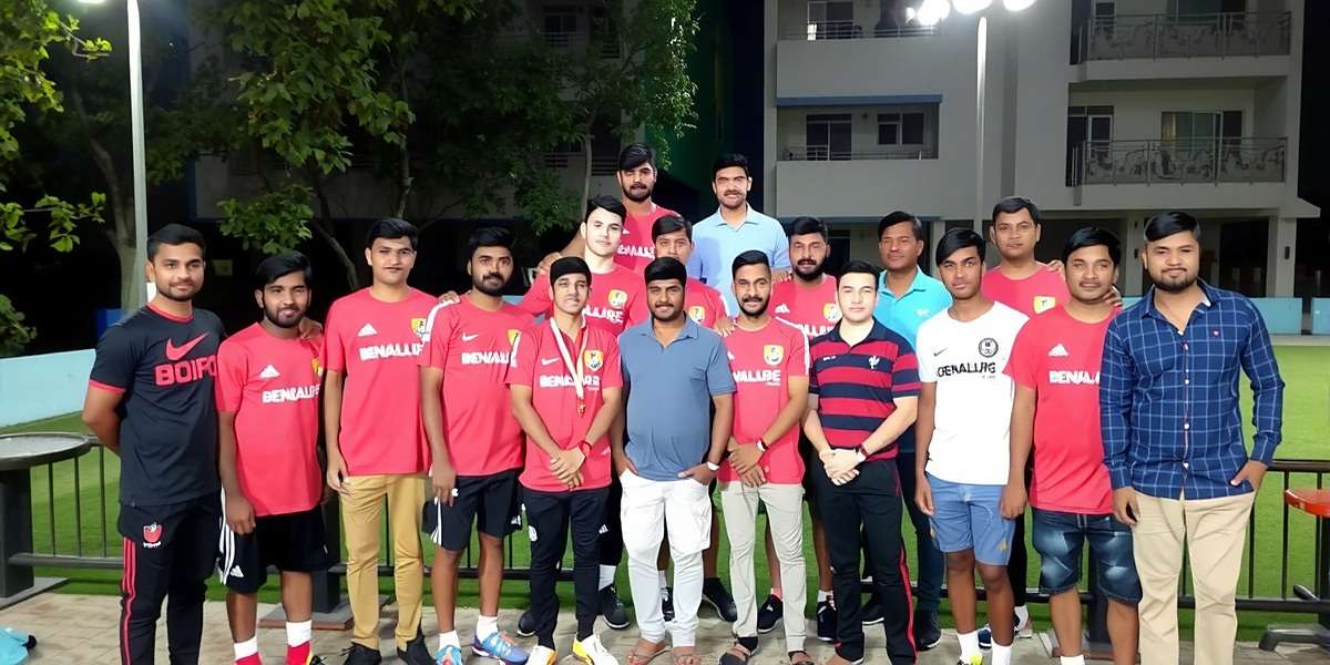 Bengaluru United Community Meetup Bengaluru United community meetup photograph showing players gathered for a real-world event